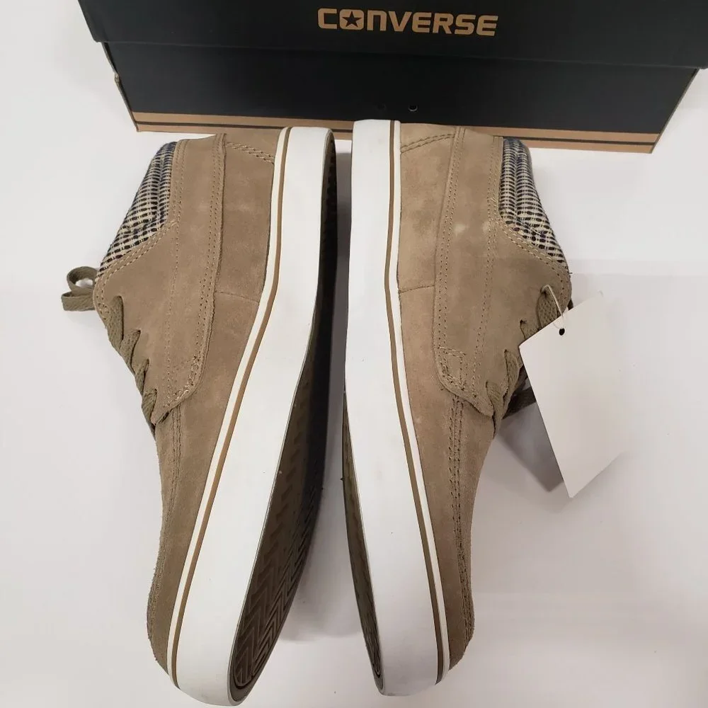 Converse Cons Sea Star LS Mid Beige Sneakers - Size M/7.5 W/9 - Picture 5 of 8